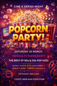 POPCORN PARTY! – Cine & Series Night